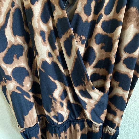 NWT Hot in Hollywood animal print dress size XL - Picture 2 of 9